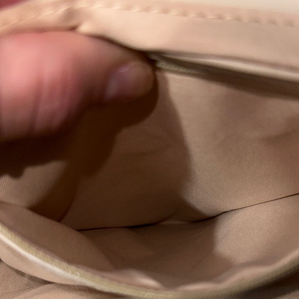 NWT Gilda Paris cream quilted leather shoulder bag brand new nice - Picture 9 of 13